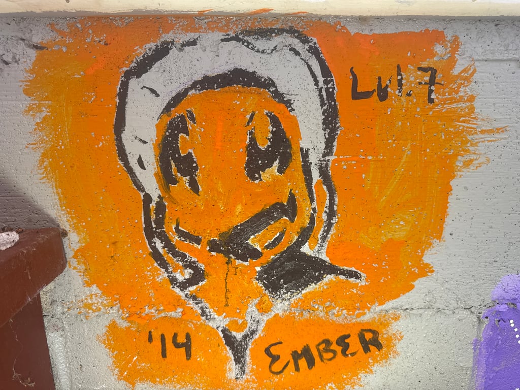 Ember's brick on the Camp Rotary walkway