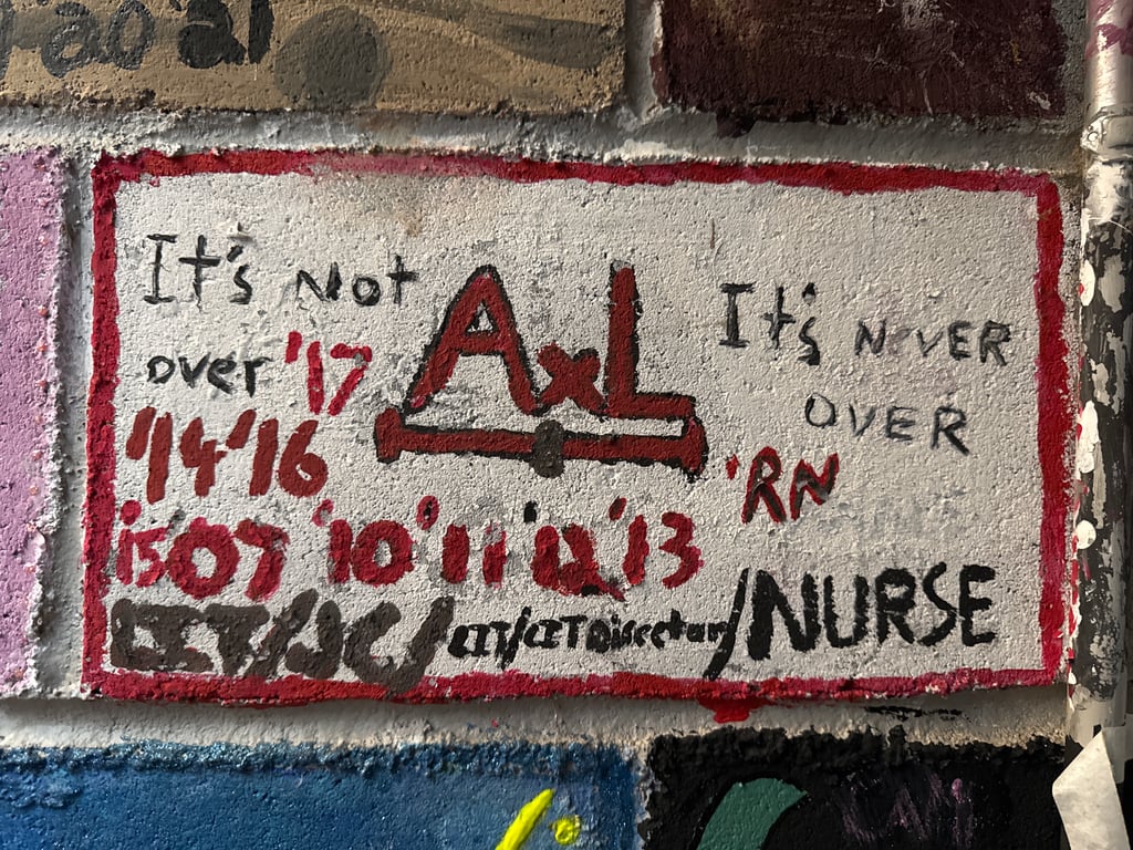 Axl's brick on the Camp Rotary walkway