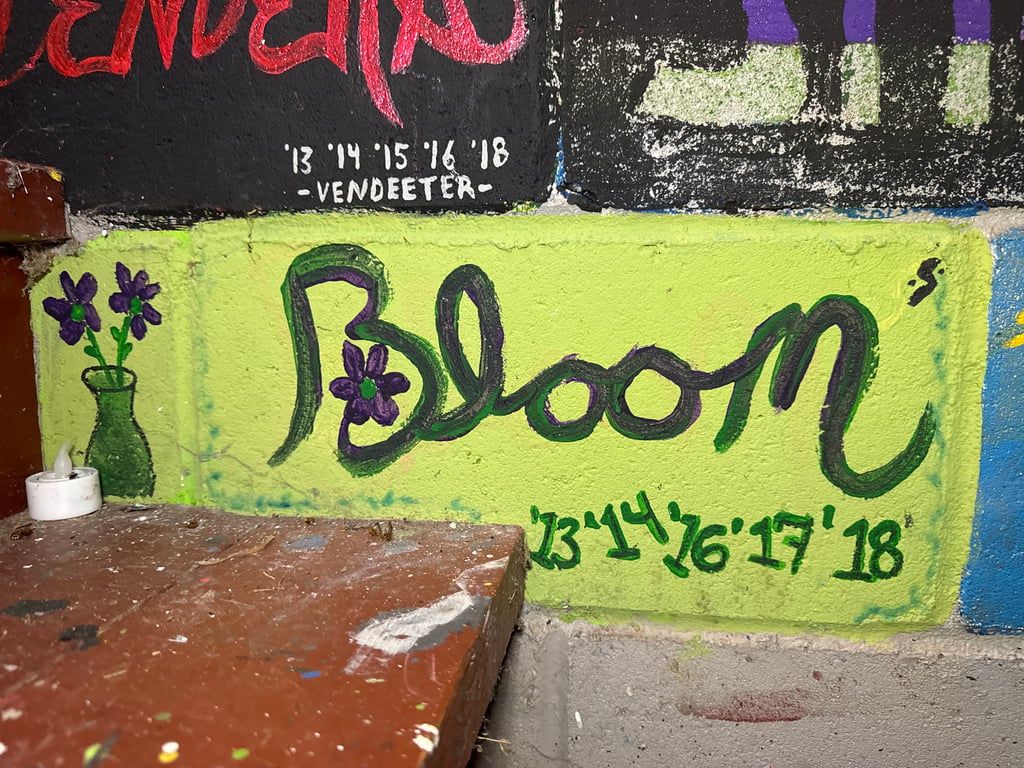 Bloom's brick on the Camp Rotary walkway