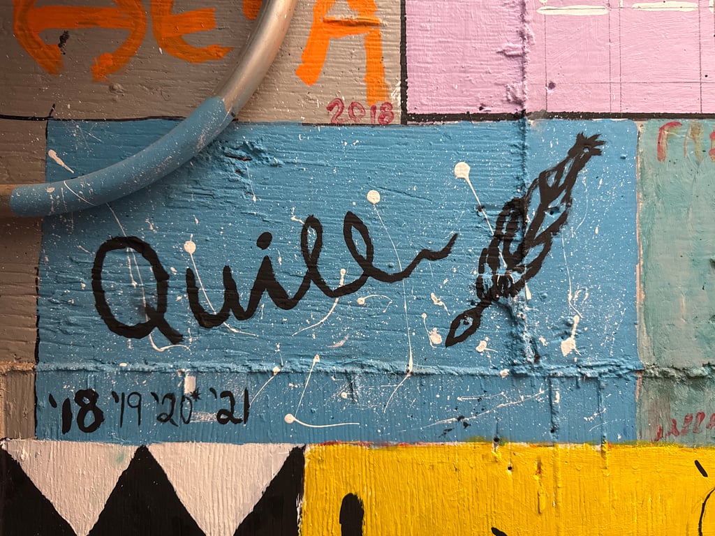 Quill's brick on the Camp Rotary walkway