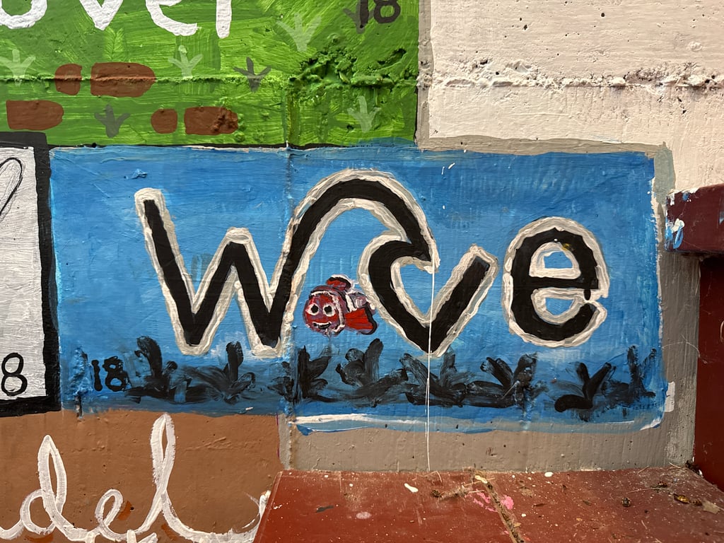 Wave's brick on the Camp Rotary walkway