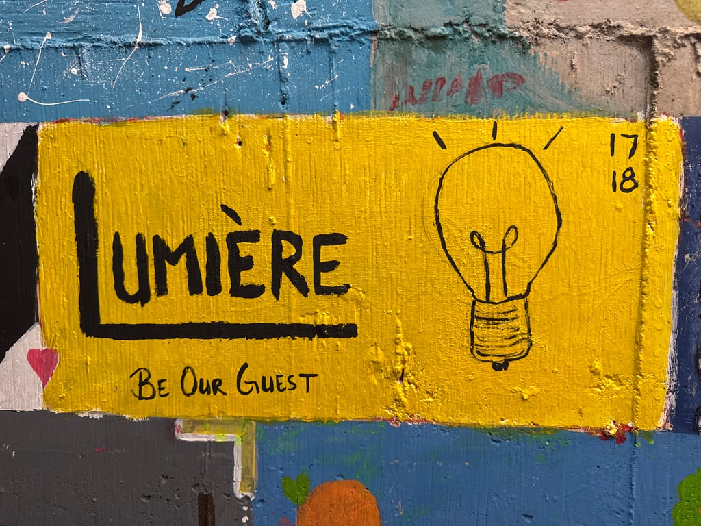 Lumière's brick on the Camp Rotary walkway