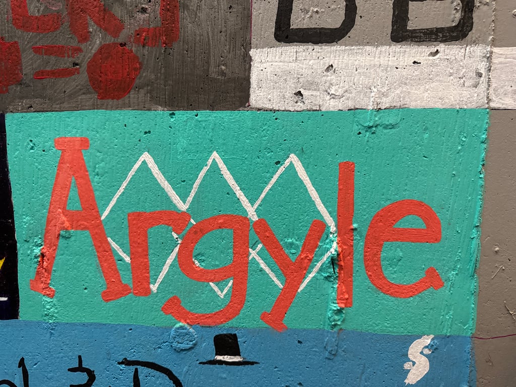 Argyle's brick on the Camp Rotary walkway