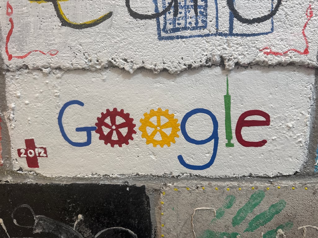 Google's brick on the Camp Rotary walkway
