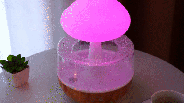 Rain Cloud Humidifier & Aromatherapy Oil Diffuser for Sleep & Stress Relief