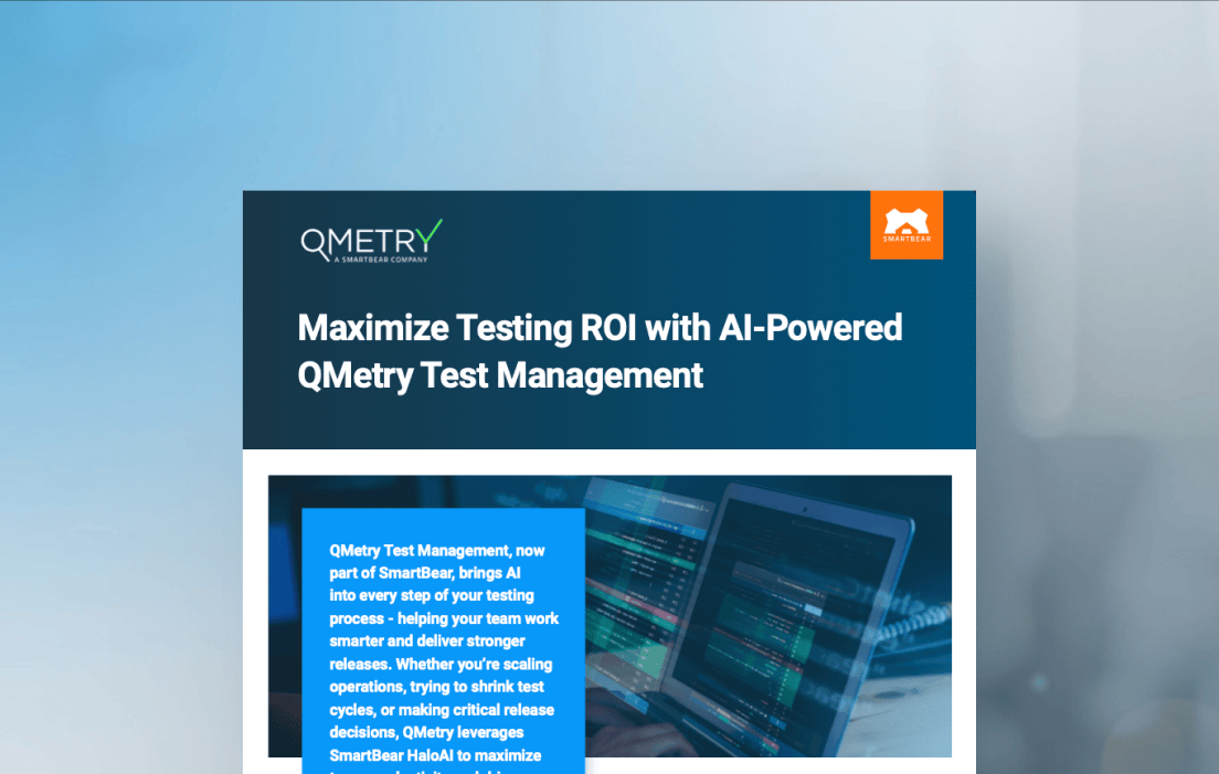 Maximize Testing ROI with AI-Powered QMetry Test Management