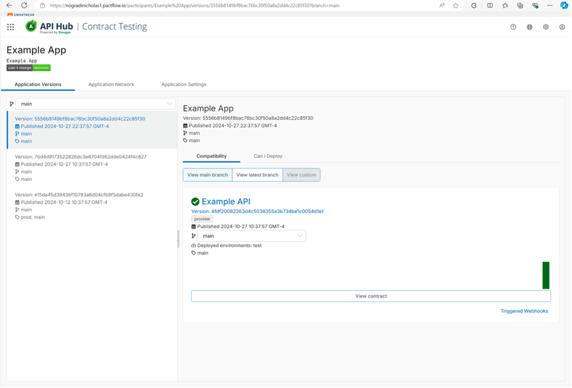 Validate API integrations and prevent breaking changes before you commit with comprehensive contract testing.