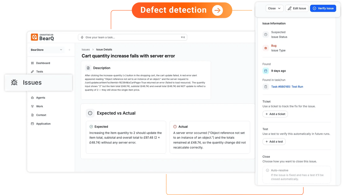 Defect detection