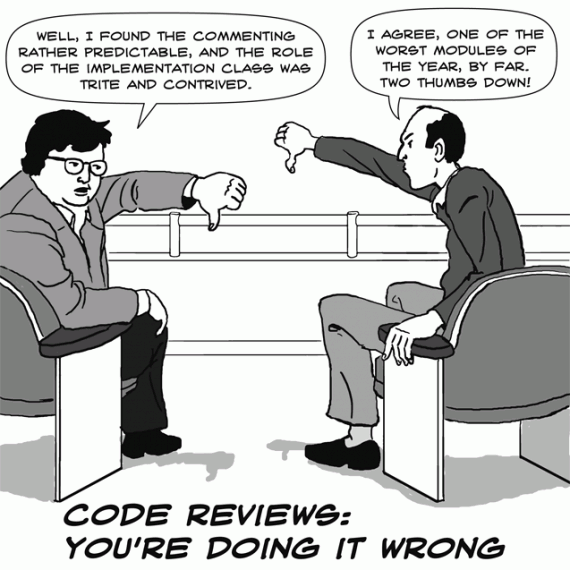 Code reviews shouldn't be treated like movie reviews