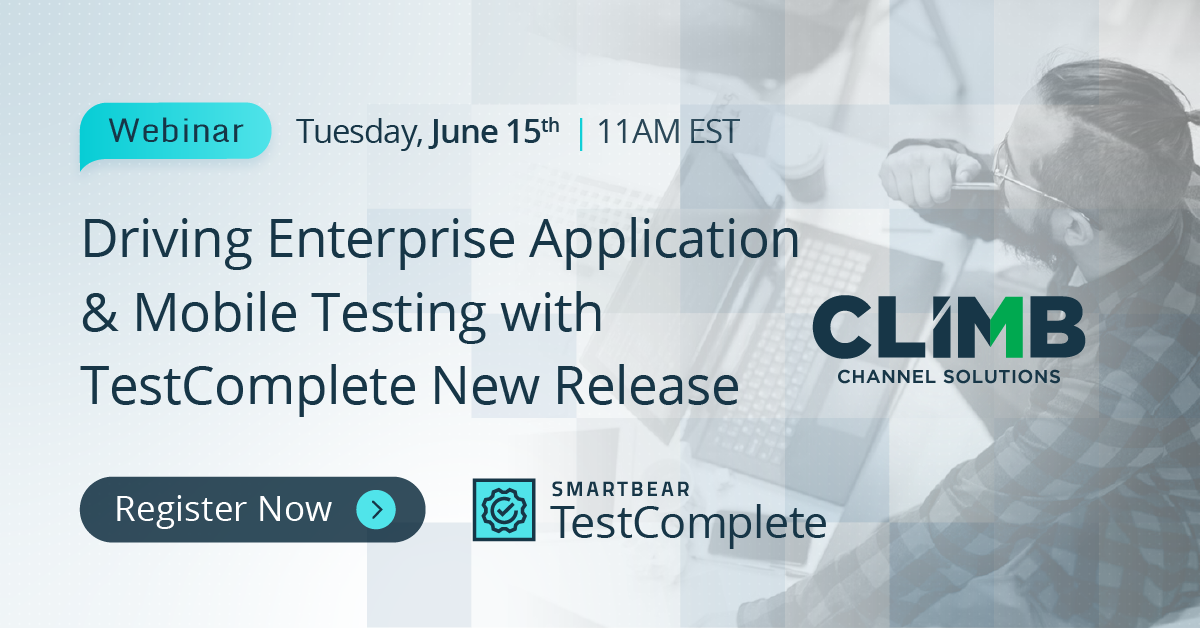 Driving enterprise application and mobile testing with TestComplete