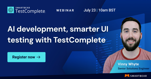 AI Development, Smarter UI Testing with TestComplete