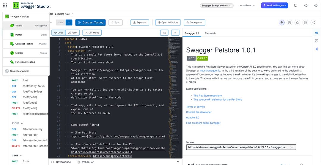 Swagger Studio product screenshot