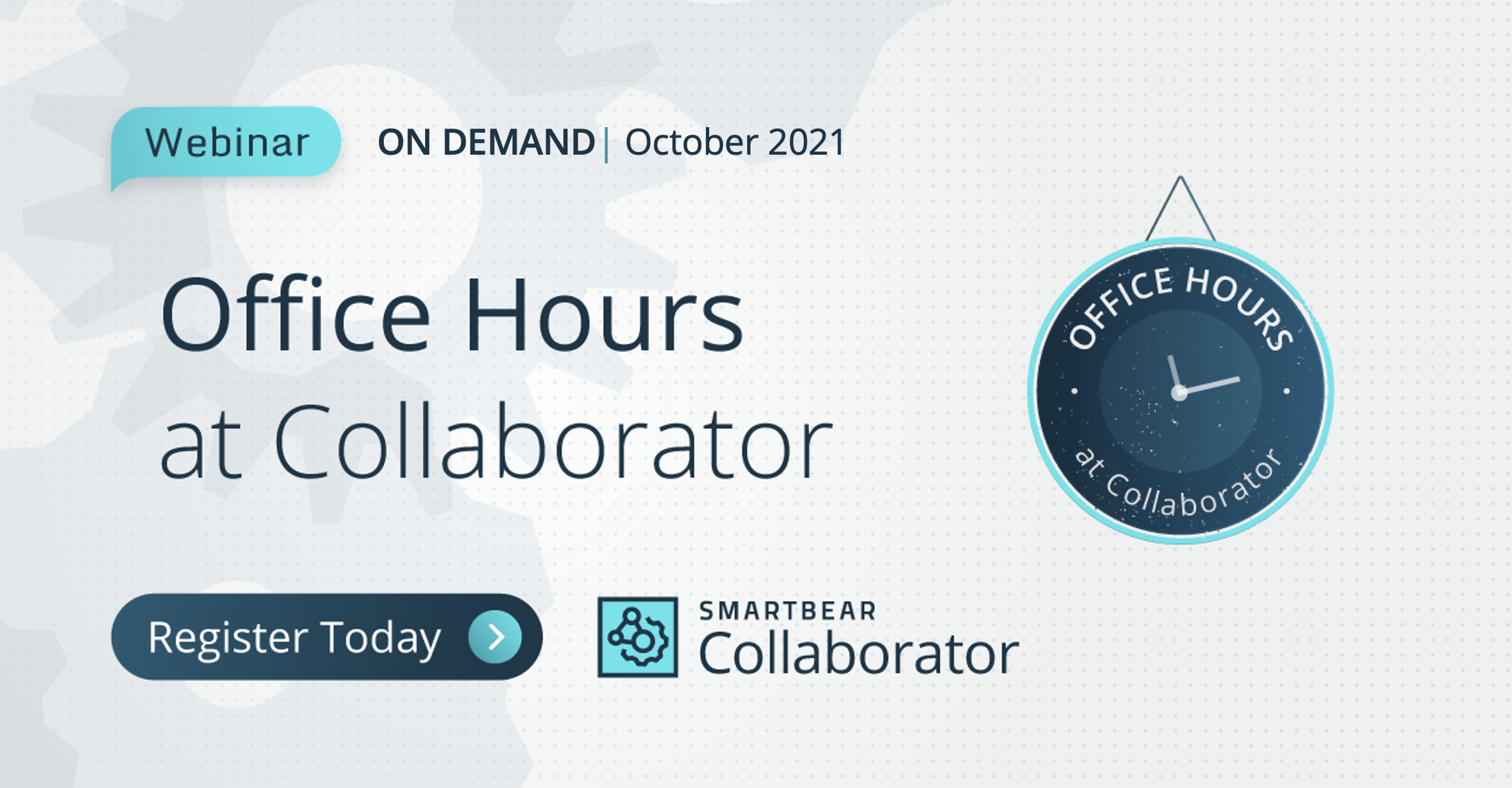 Office Hours at Collaborator: October 2021