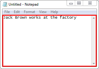 Selecting the Document Area