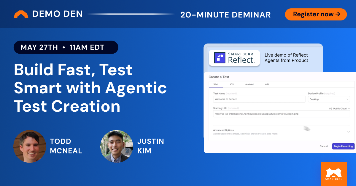 Demo Den: Build Fast, Test Smart with Agentic Test Creation