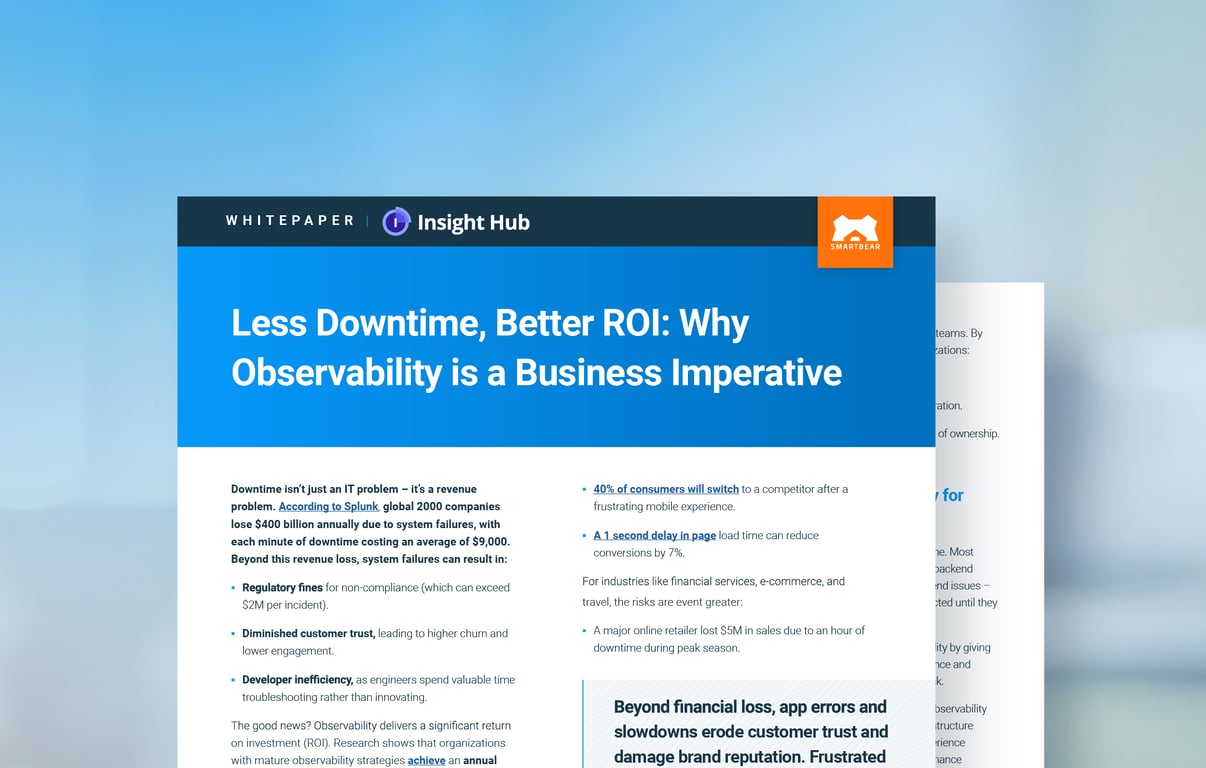 Less Downtime, Better ROI: Why Observability is a Business Imperative