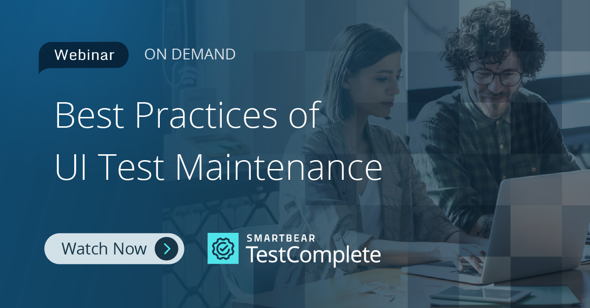 Best Practices of UI Test Maintenance