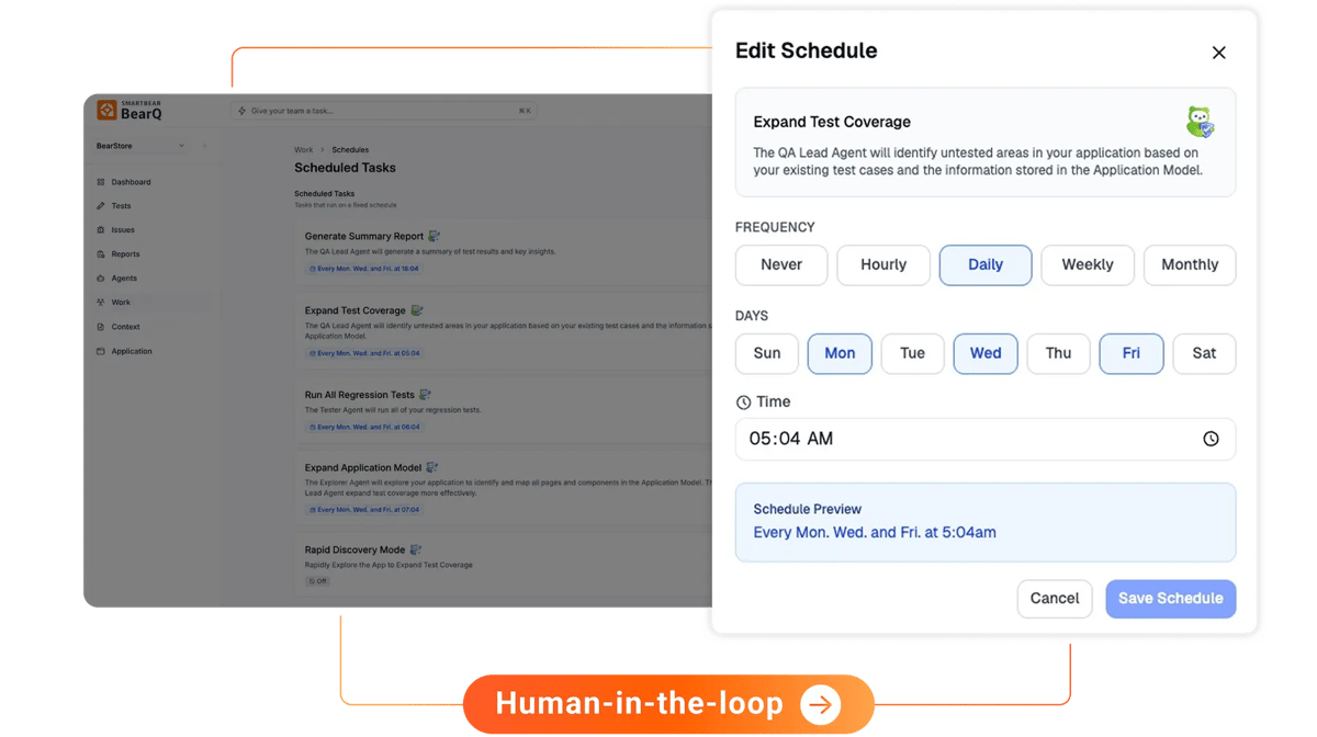 Human in the loop