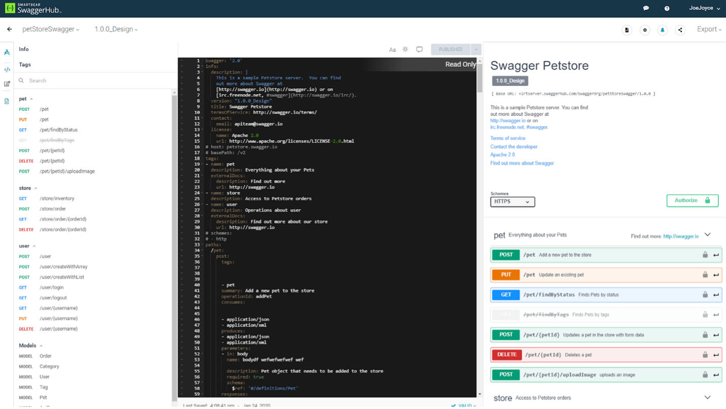 swaggerhub api standards