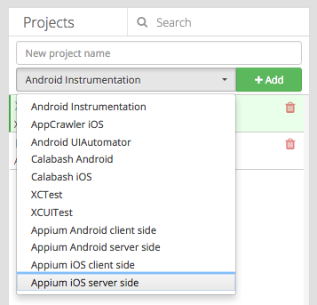 iOS Server-side Project for Bitbar Cloud