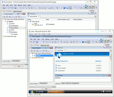 Distrubuted Testing in Virtual Labs