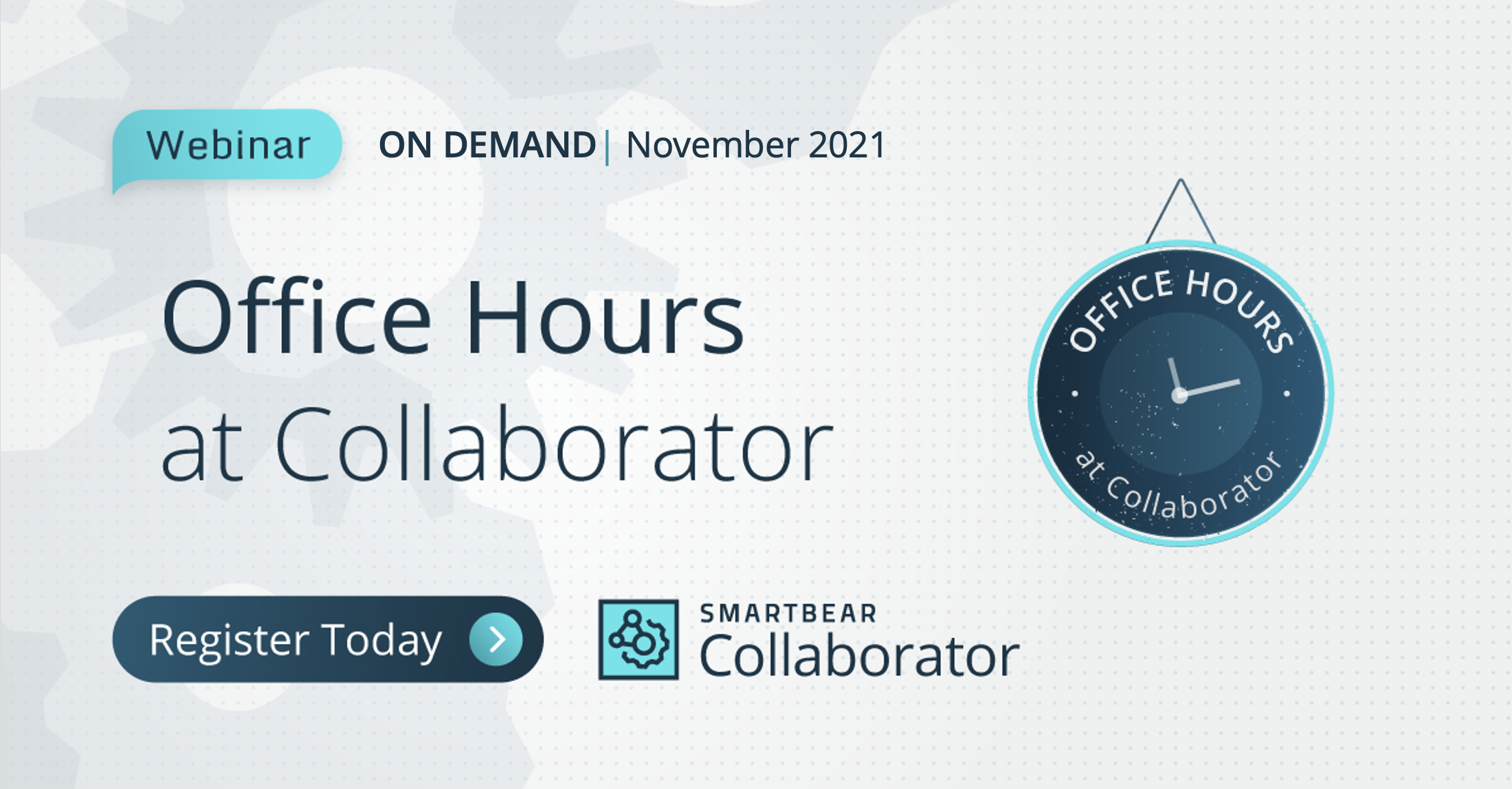 Office Hours at Collaborator: November 2021