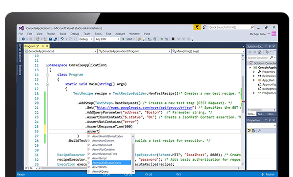 Unit testing in Visual Studio