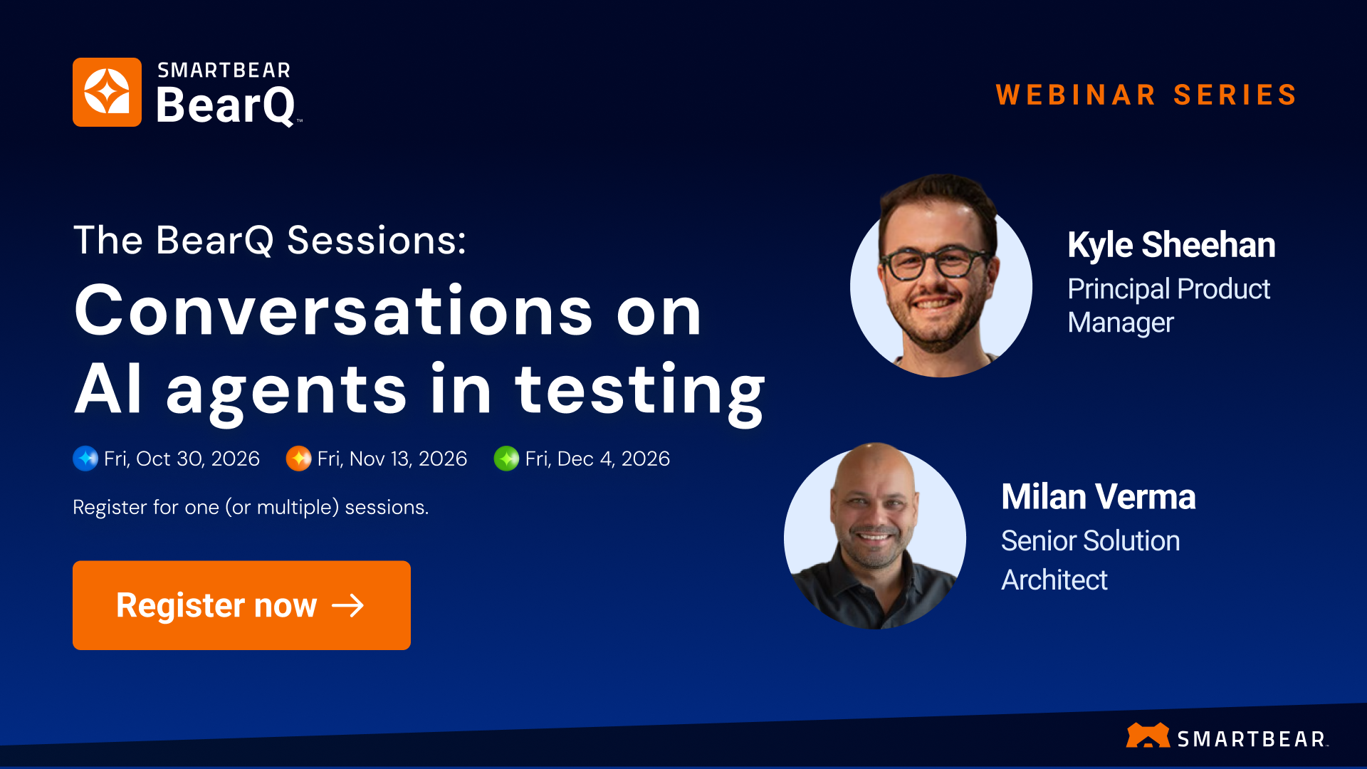 The BearQ Sessions: Conversations on AI agents in testing, live