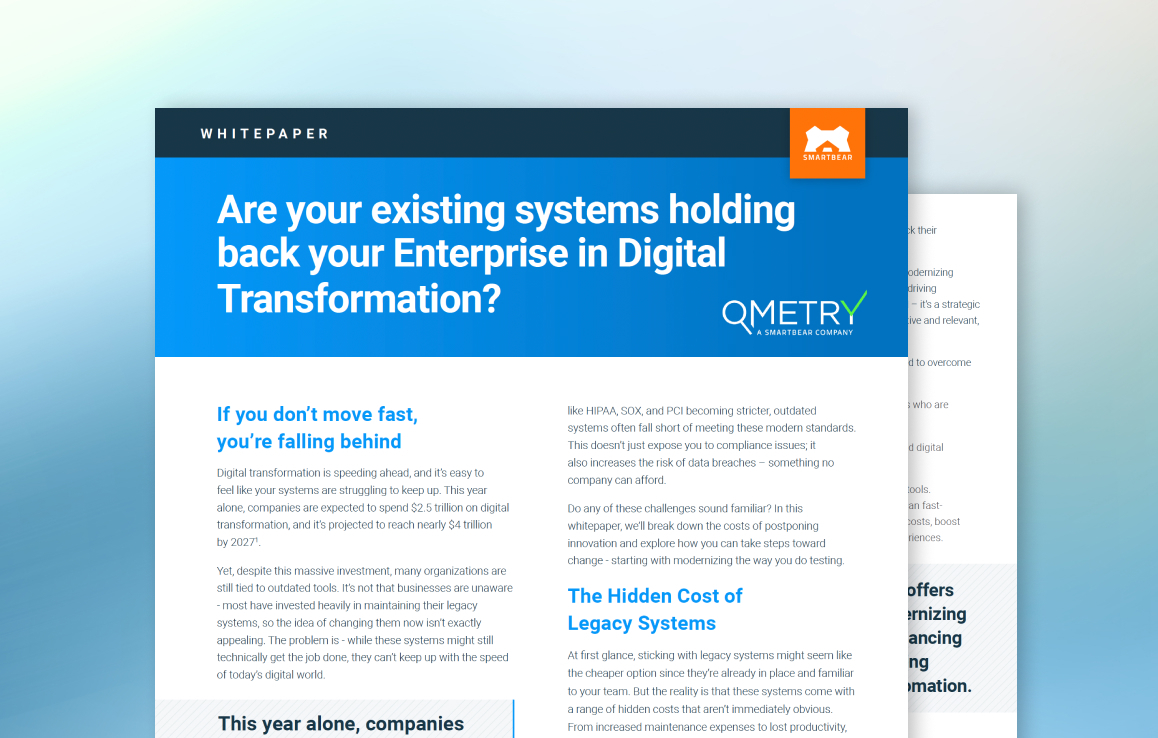 Are your existing systems holding back your Enterprise in Digital Transformation?