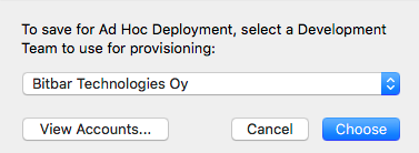 Use Identifier the same way you use with code signing