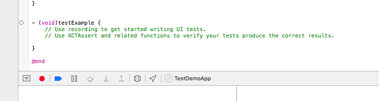 using xcode ui test recorder