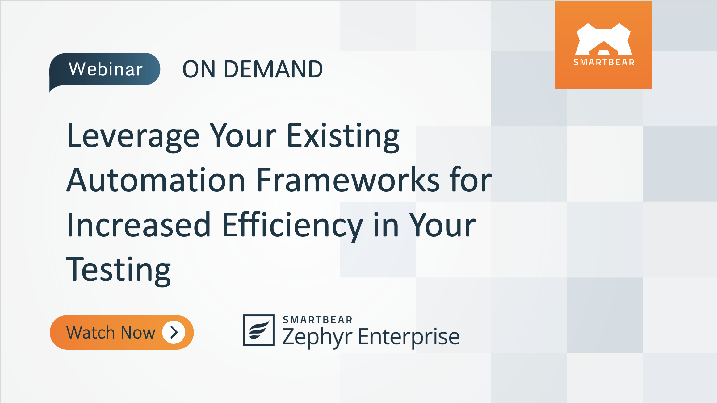 Leverage Your Existing Automation Frameworks for Increased Efficiency in Your Testing