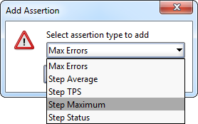 Add LoadTest assertion dialog