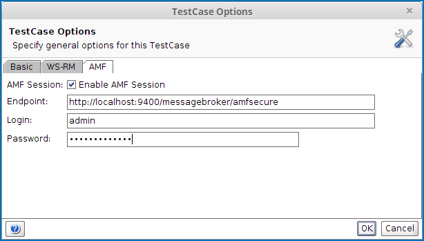 AMF Session options AMF-Session