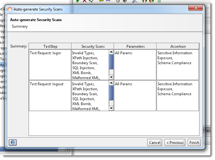 Auto security wizard