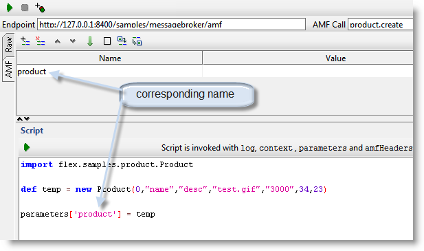 create product with initialization script Create-Product-Script