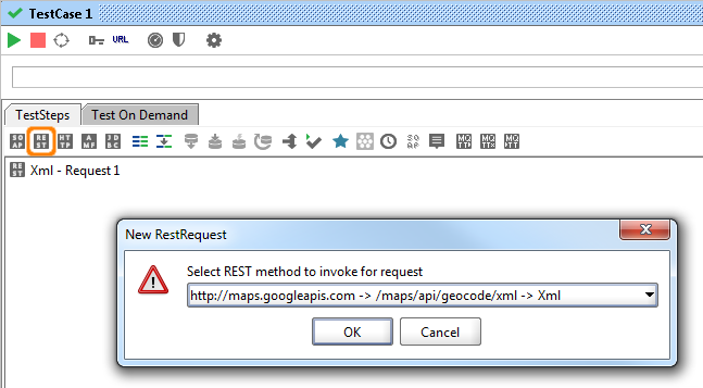 create-REST-test-request-selection