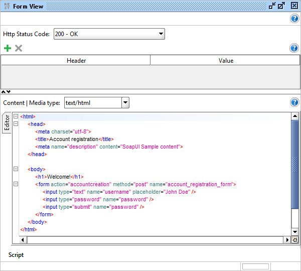 MockResponse Editor MockResponse Editor