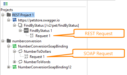 Web Services in the navigator Web Services in the navigator