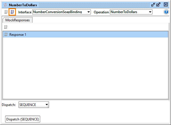The Create SOAP Request button in the operation editor