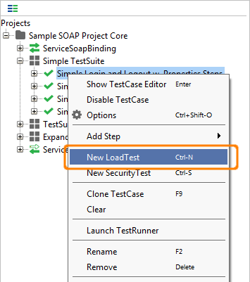 Right Clicking in the Test Tool