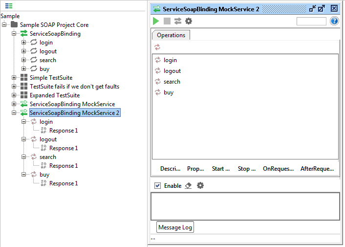 Generated mock service