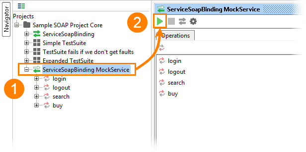 Running the mock service