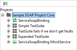 Loaded sample ReadyAPIject