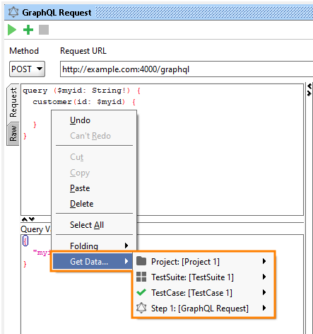 Adding a property expansion to a GraphQL request GraphQL support in SoapUI Open Source: Adding property expansion