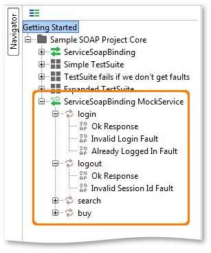 Mock Service Structure