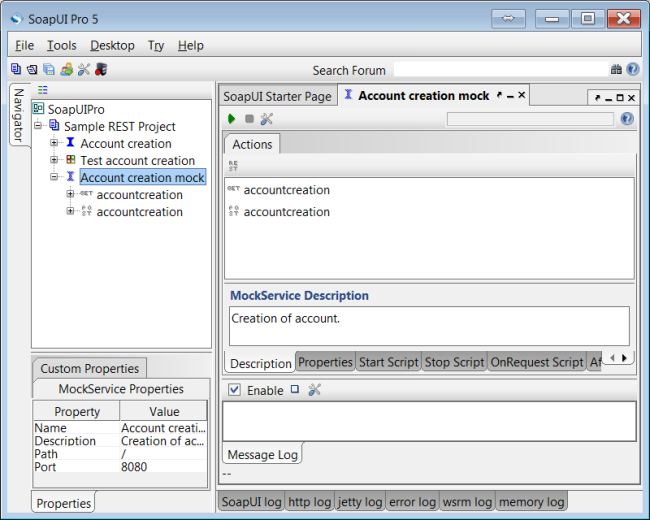 Mock Service Editor Mock Service Editor