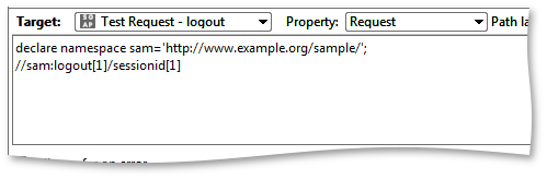 Configured target property