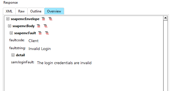 Response Overview Panel