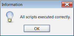 Script Validated Script Validated